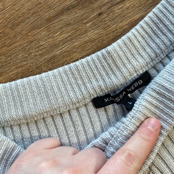 Marissa Webb Wide leg Arie ribbed pants - Picture 5 of 6